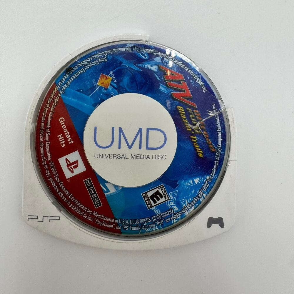 Sony PSP ATV Offroad Fury: Blazin' Trails Damage case.